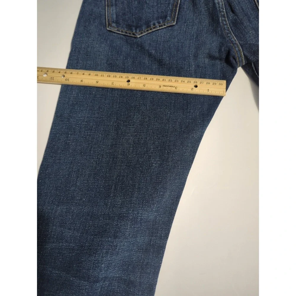 Levi's Made & Crafted Tack Slim Selvedge Jeans 31x34 Nova Blue Italy LMC Premium